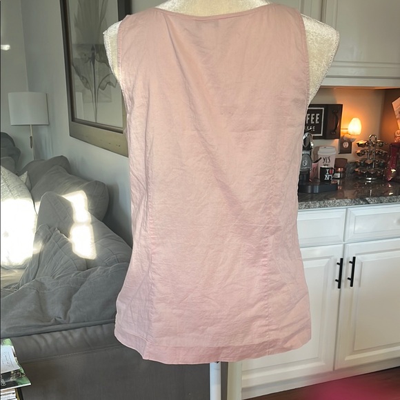 J Crew Ruffled Pink Tank Top with Feminine Charm - Picture 5 of 9